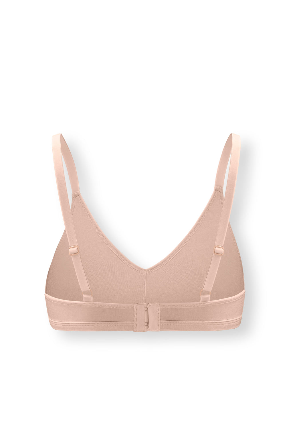 Women's V-Neck Bra in Chai