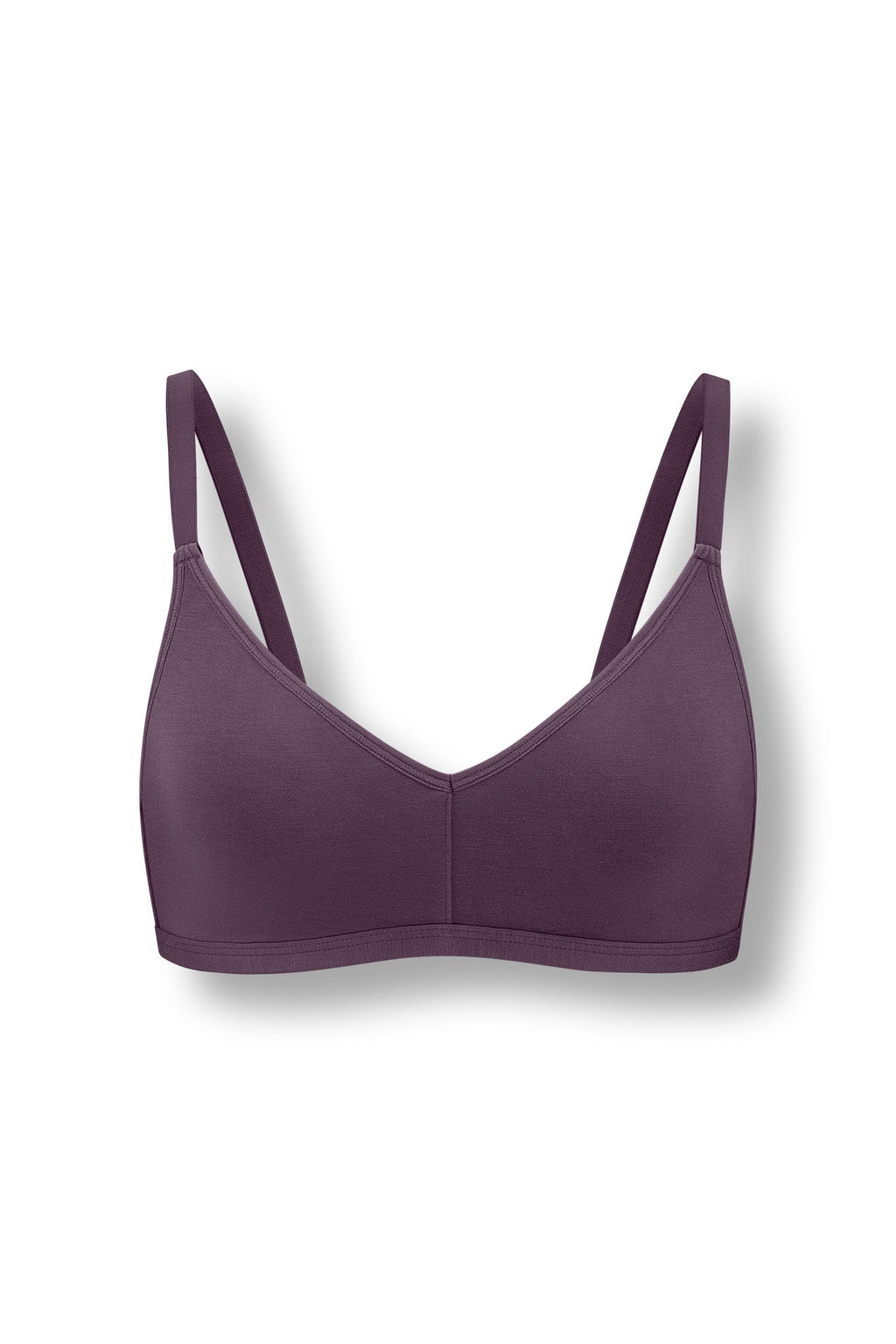 Women's V-Neck Bra in Currant