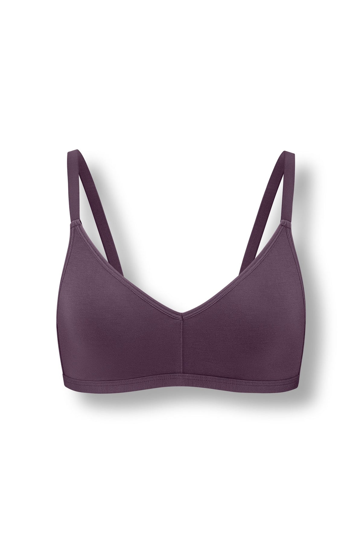 Women's V-Neck Bra in Currant