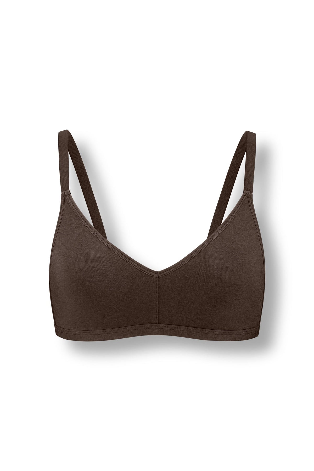 Women's V-Neck Bra in Toffee