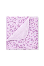 Baby Blanket in Thistle Leopard 1.0