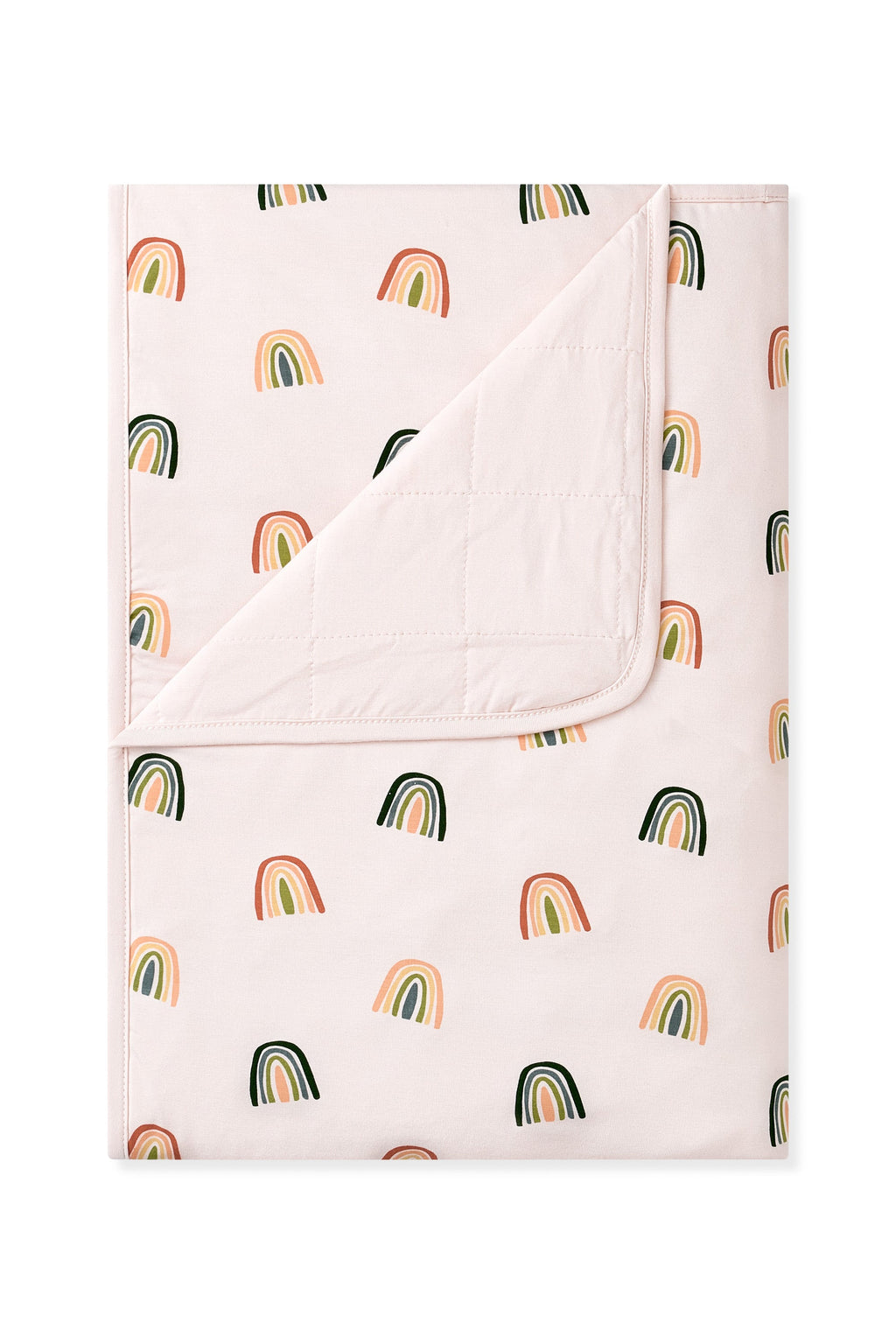 Toddler Blanket in Retro Rainbow 1.0