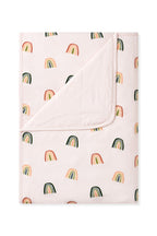 Toddler Blanket in Retro Rainbow 1.0