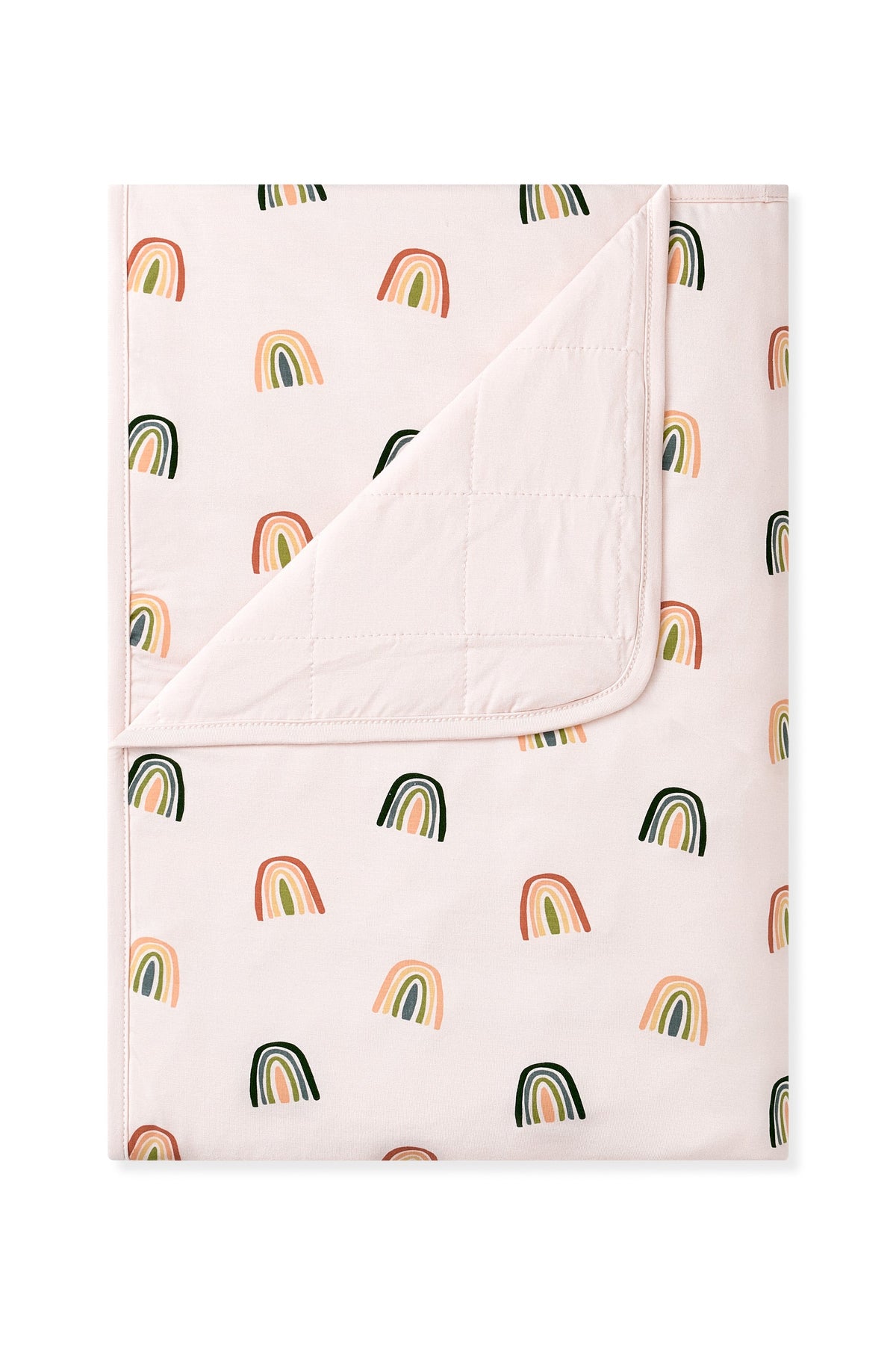 Toddler Blanket in Retro Rainbow 1.0
