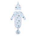 Knotted Day Gown with Hat Set in Take Off