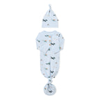 Knotted Day Gown with Hat Set in Take Off