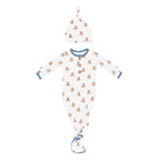 Knotted Day Gown with Hat Set in Teddy Bear