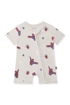 Zipper Shortall Romper in Spider-Man