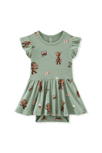 Twirl Bodysuit Dress in Groot