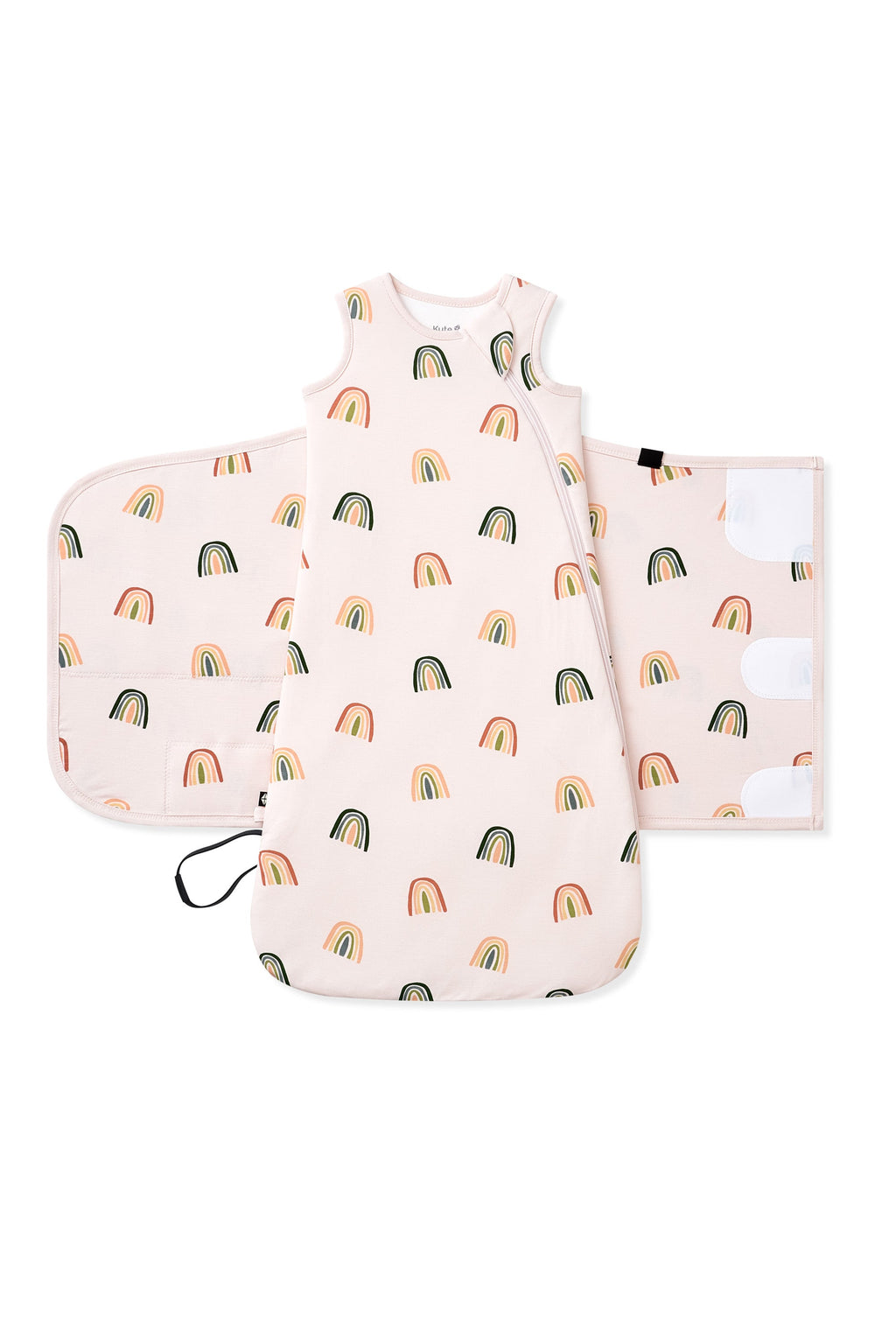 Sleep Bag Swaddler in Retro Rainbow 1.0