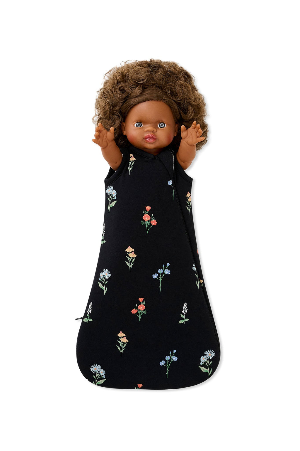 Baby Doll Sleep Bag in Midnight Wildflower