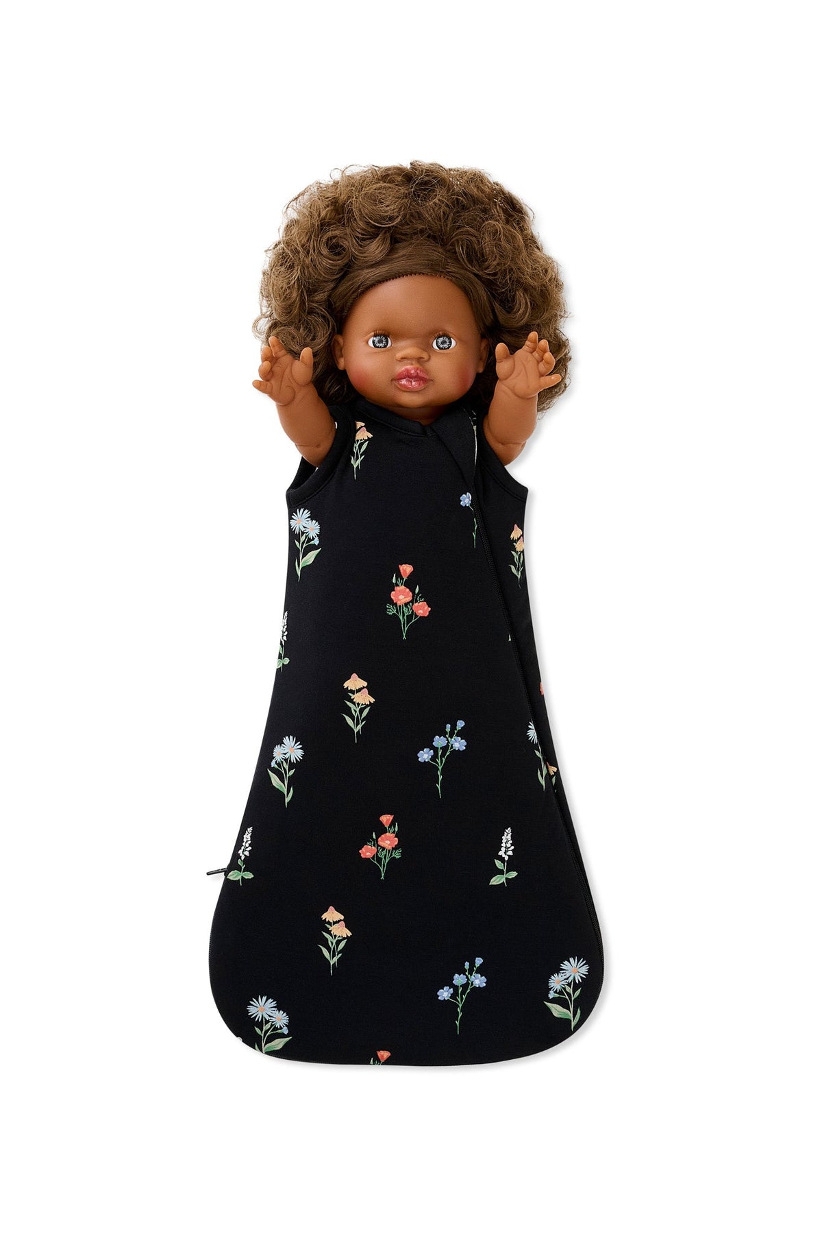 Baby Doll Sleep Bag in Midnight Wildflower