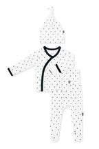 Take Me Home Set with Cap in Midnight Polka Dot