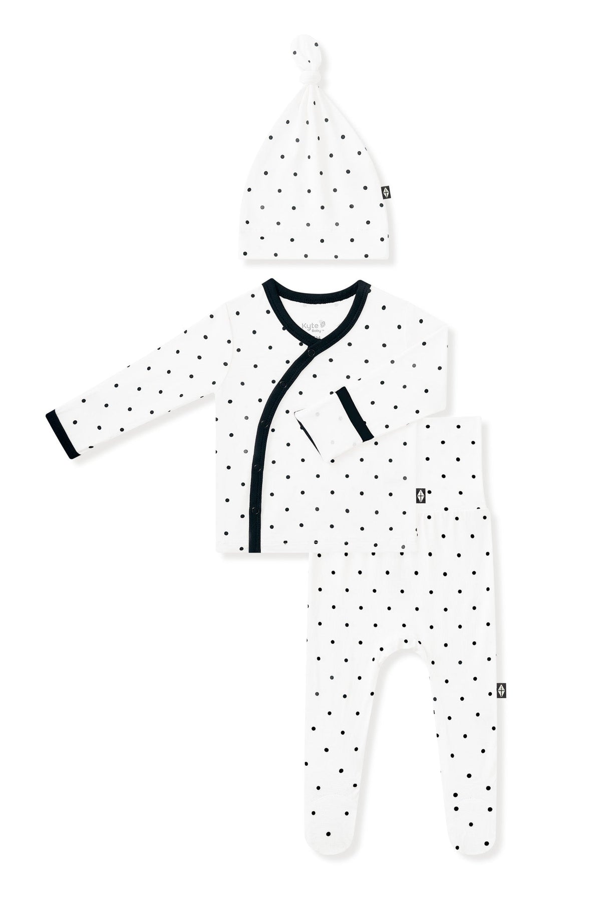 Take Me Home Set with Cap in Midnight Polka Dot