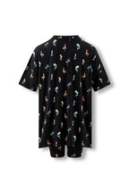 Women’s Biker Short Set in Midnight Wildflower