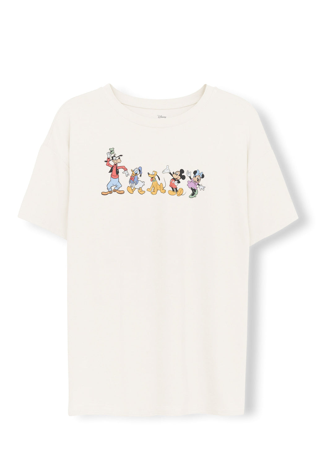 Women's Graphic Tee in Mickey and Friends on Ecru