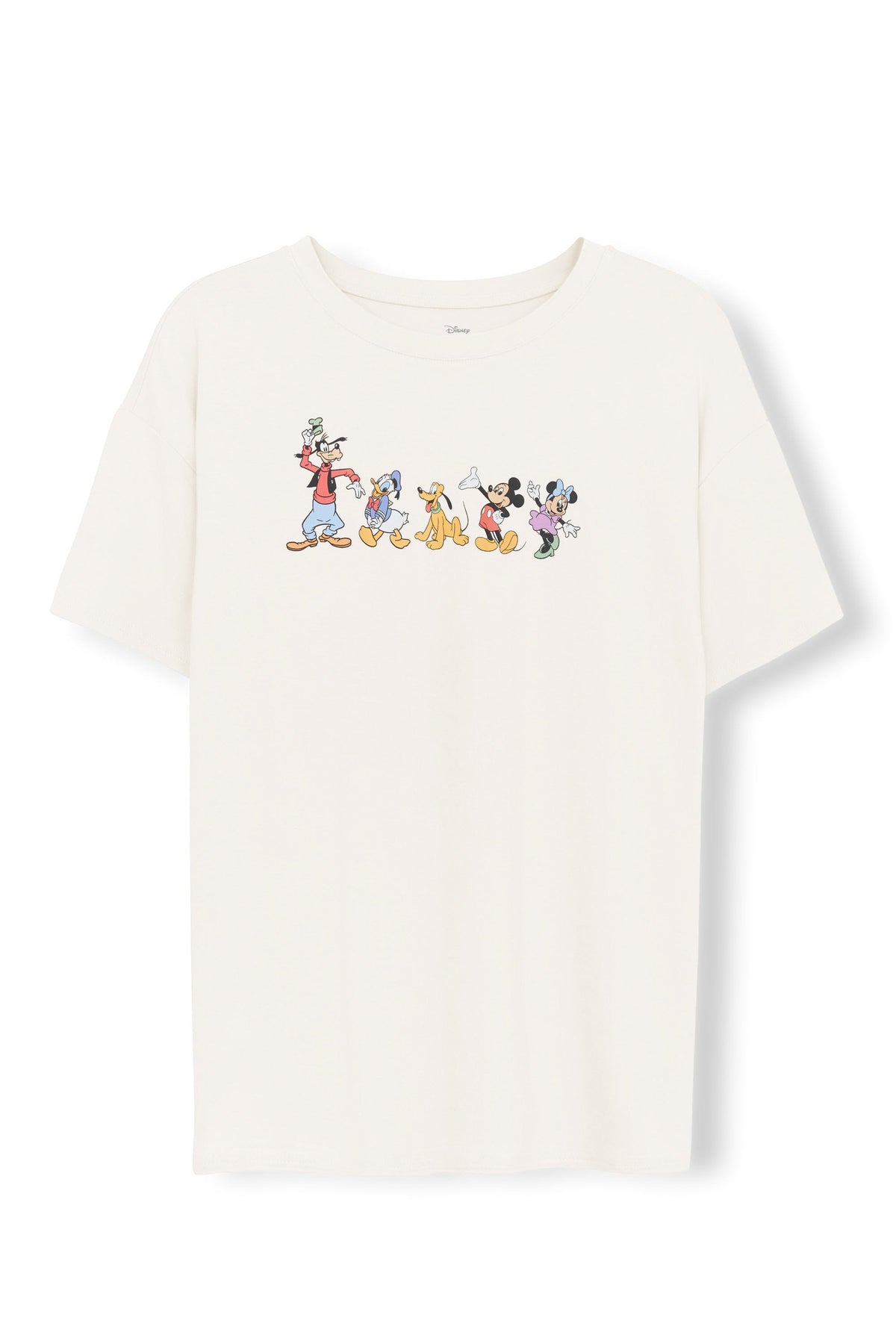 Women's Graphic Tee in Mickey and Friends on Ecru