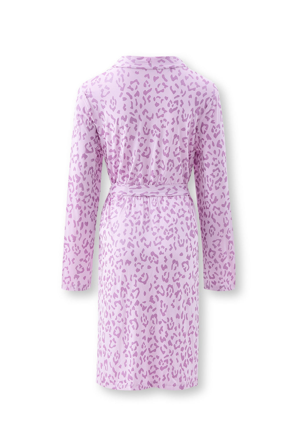 Women's Lounge Robe in Thistle Leopard