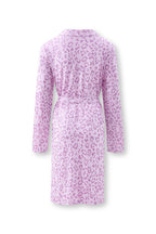 Women's Lounge Robe in Thistle Leopard