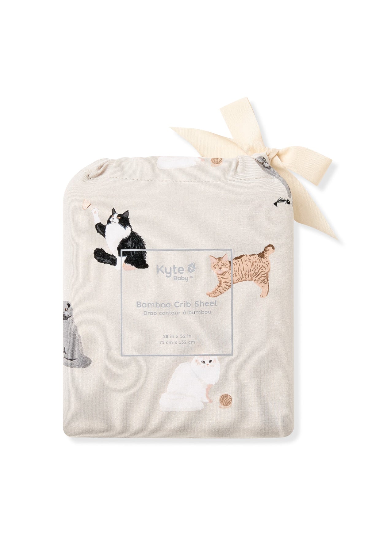 Crib Sheet in Fluffy Cat
