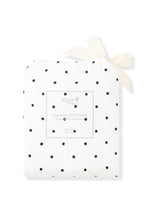 Crib Sheet in Midnight Polka Dot