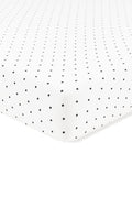 Crib Sheet in Midnight Polka Dot