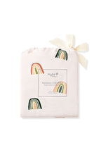 Crib Sheet in Retro Rainbow