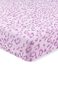 Twin Sheet in Thistle Leopard