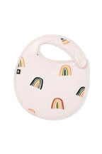 Cushy Bib in Retro Rainbow