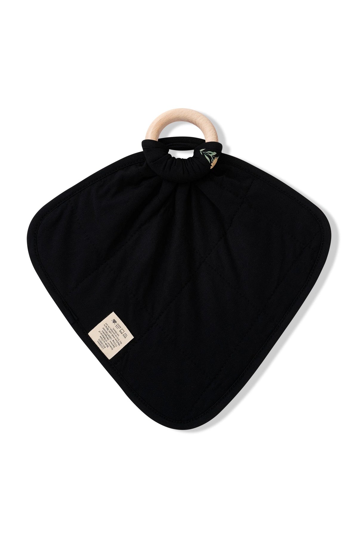 Lovey in Midnight Wildflower with Removable Wooden Teething Ring