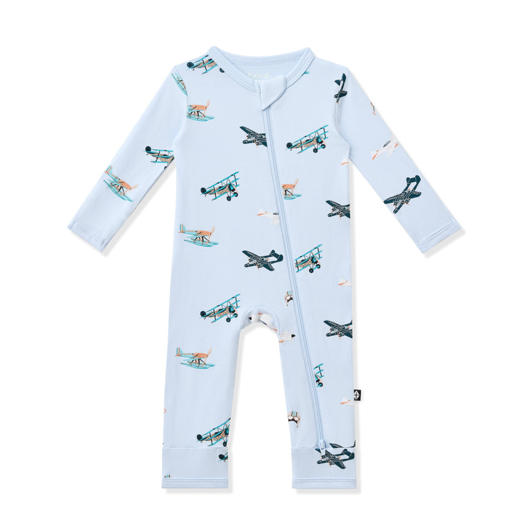 Zippered Romper in Take Off