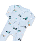 Zippered Romper in Take Off