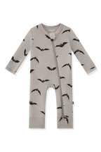 Zippered Romper in Bats