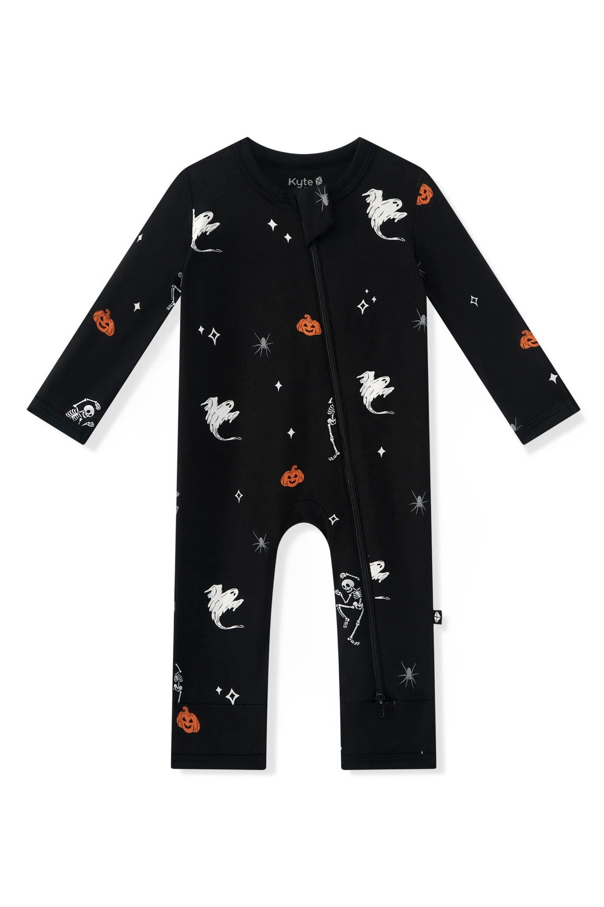 Zippered Romper in Halloween Friends