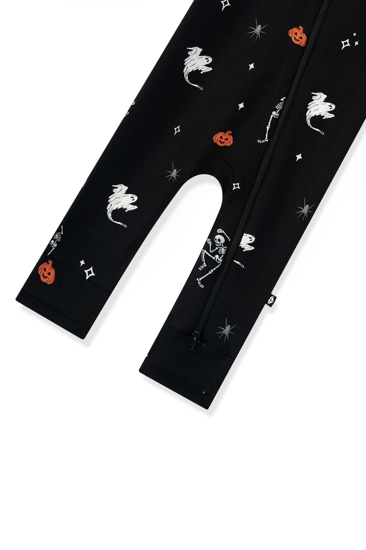 Zippered Romper in Halloween Friends