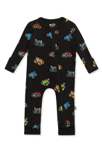 Zippered Romper in Monster Truck