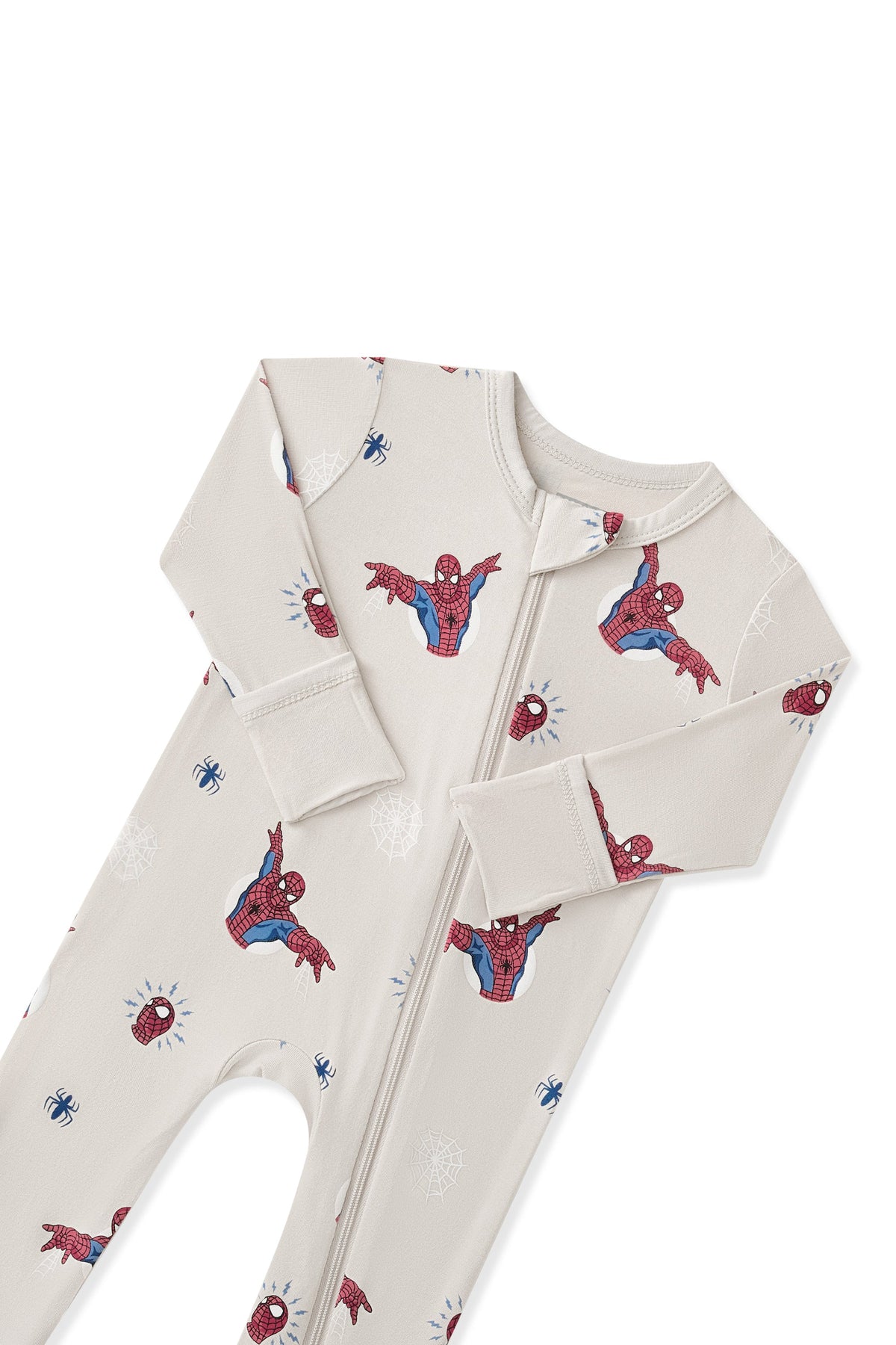 Zippered Romper in Spider-Man
