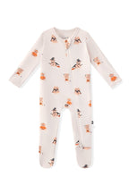 Zippered Footie in Halloween Teddy