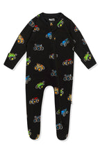 Zippered Footie in Monster Truck