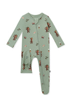 Zippered Footie in Groot