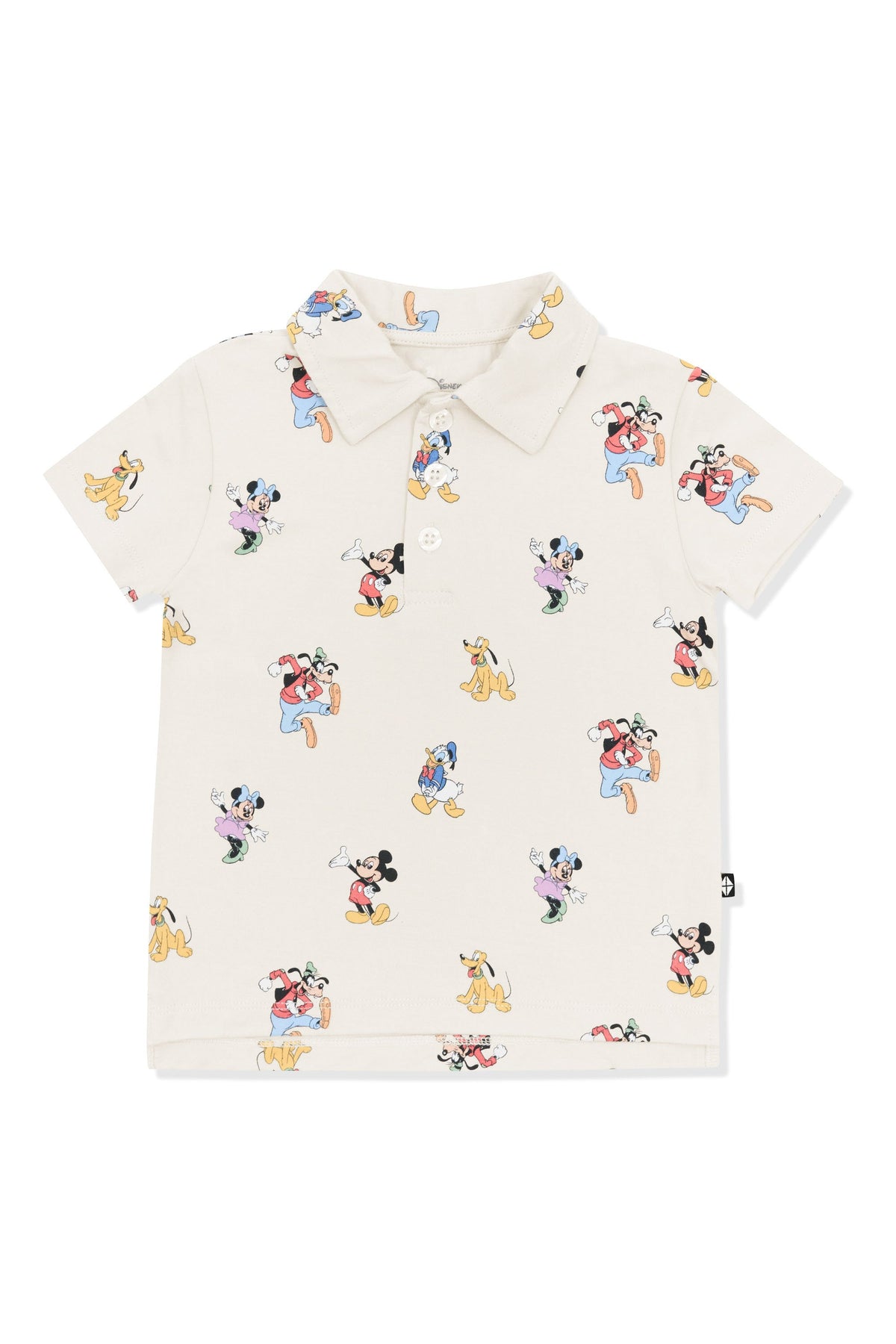 Toddler Short Sleeve Polo in Mickey Mouse and Friends