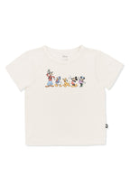 Toddler Basic Tee in Mickey and Friends on Ecru