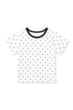 Toddler Basic Tee in Midnight Polka Dot