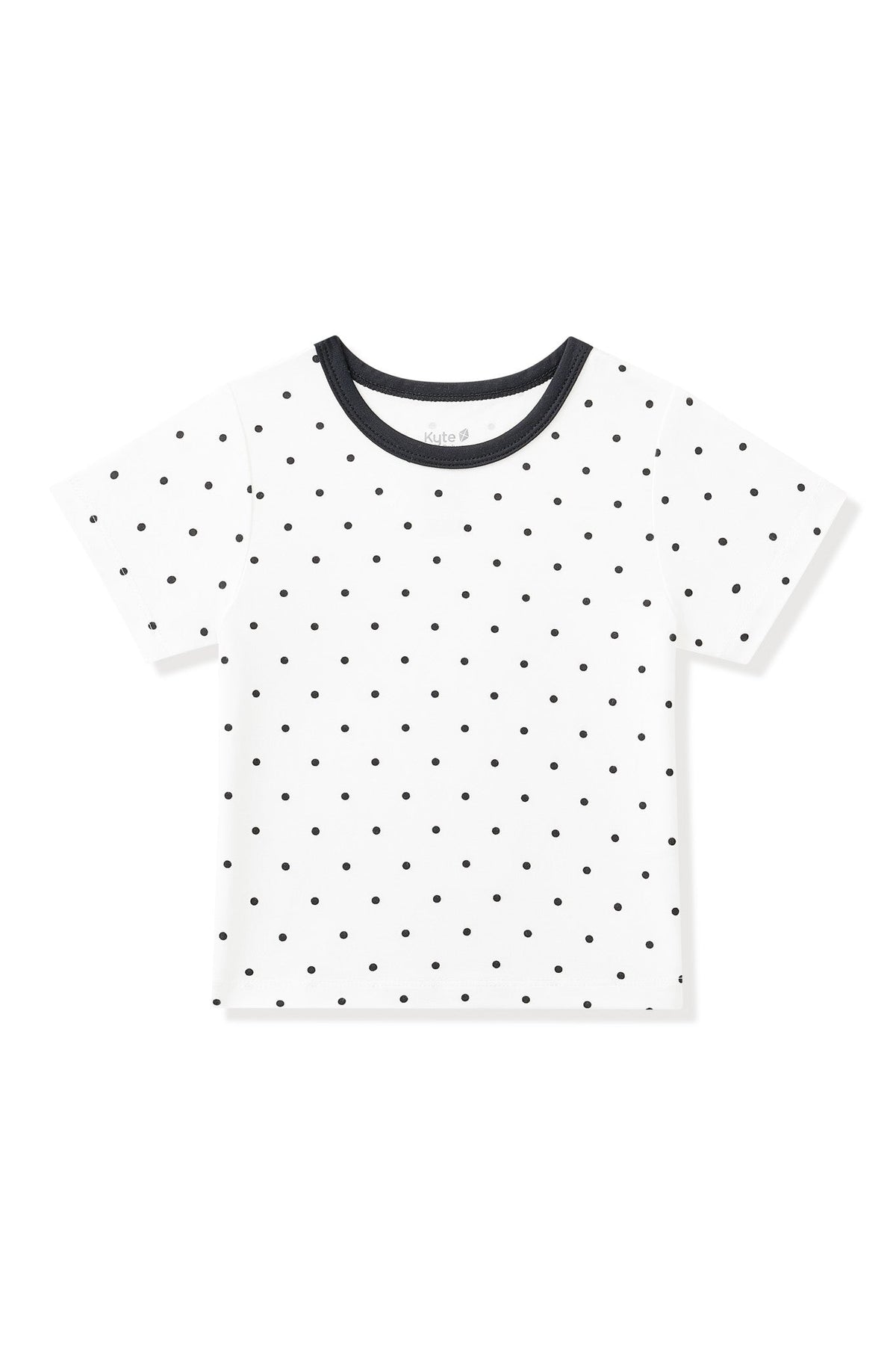 Toddler Basic Tee in Midnight Polka Dot
