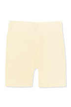 Ribbed Toddler Biker Shorts in Chamomile