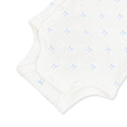 Pointelle Kimono Bodysuit in Sweet Blue Bow