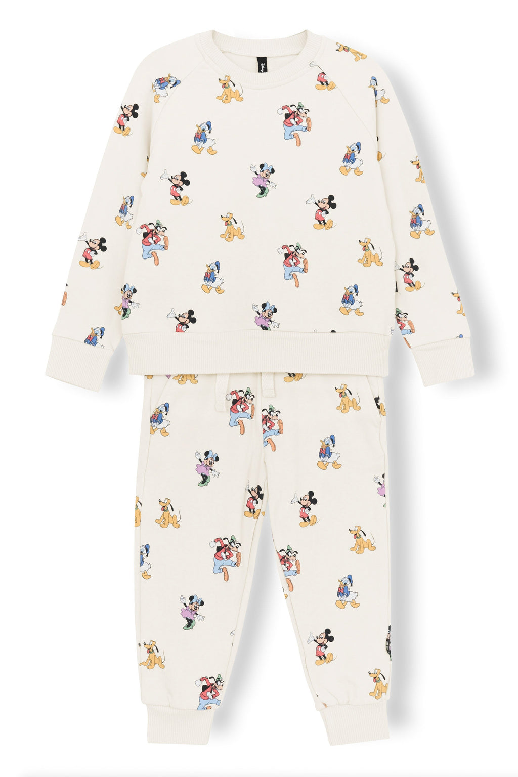 Long Sleeve Jogger Set in Mickey Mouse and Friends