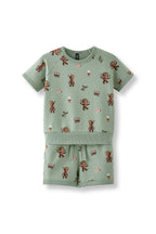 Short Sleeve Jogger Set in Groot
