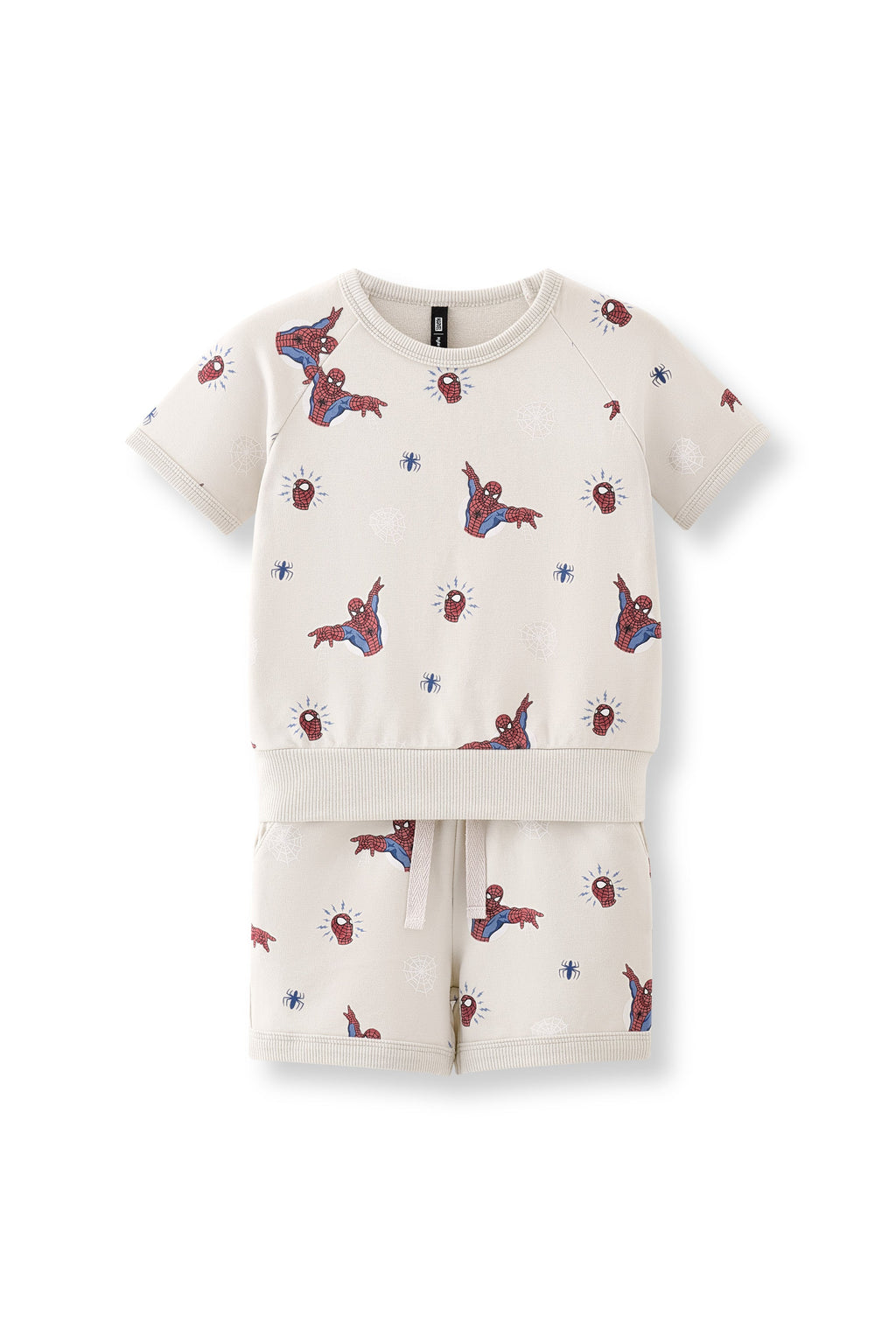 Short Sleeve Jogger Set in Spider-Man
