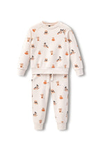 Long Sleeve Jogger Set in Halloween Teddy